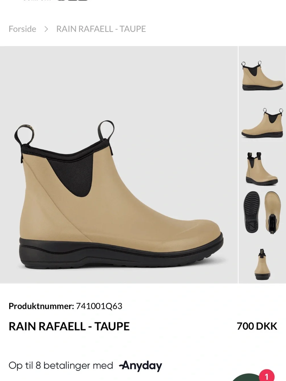 City Rain boots with comfort insole
